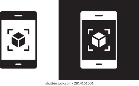 Ar apps icon linear logo mark..