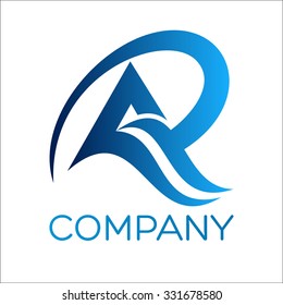 AR company linked letter logo