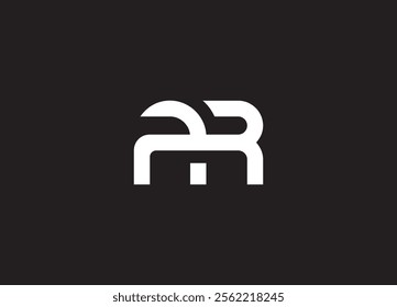 AR creative modern logo design and initial logo
