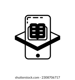 AR in Education icon in vector. Illustration