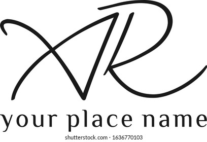 ar feminime logo and your place name 