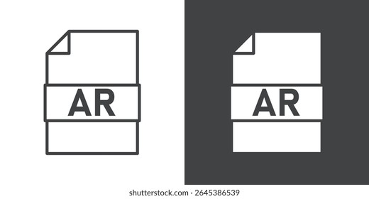 ícone de arquivo ar símbolo ilustração logotipo