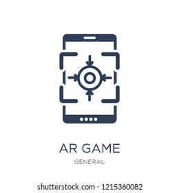 ar game icon. Trendy flat vector ar game icon on white background from general collection, vector illustration can be use for web and mobile, eps10