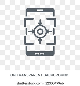 ar game icon. Trendy flat vector ar game icon on transparent background from general  collection. 