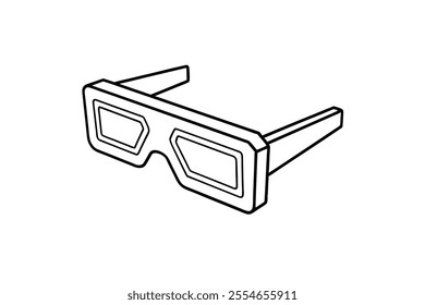 AR Glasses Art Vector Design