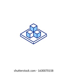 AR glasses creative icon. From Augmented Reality icons collection. Isolated AR glasses sign on white background