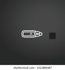 Ar Glasses vector icon. Ar Glasses concept stroke symbol design. Thin graphic elements vector illustration, outline pattern for your web site design, logo, UI. EPS 10.