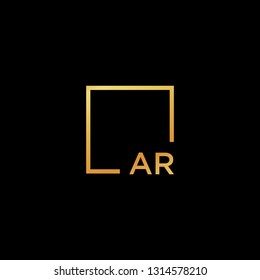 AR GOLD MONOGRAM