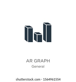 Ar graph icon vector. Trendy flat ar graph icon from general collection isolated on white background. Vector illustration can be used for web and mobile graphic design, logo, eps10