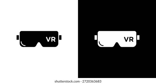 AR headset icons for graphic and web design projects