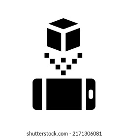 Ar Icon Vector Symbol Design Illustration