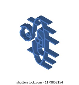 Ar isometric left top view 3D icon