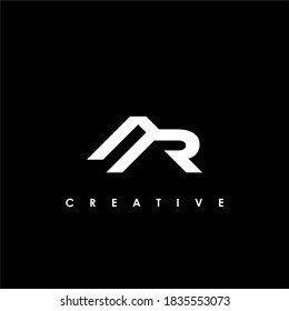 AR Letter Initial Logo Design Template Vector Illustration	
