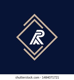 AR letter logo and design