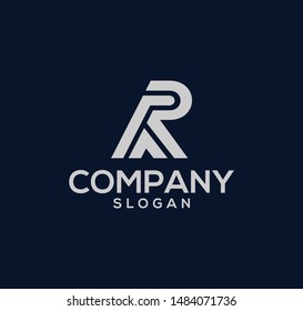 AR letter logo and design