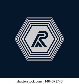 AR letter logo and design