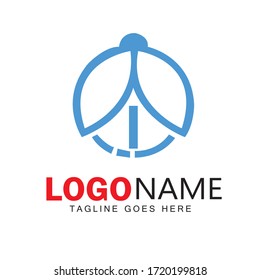AR letter logo design & illustration vector art