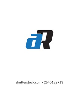 ar letter logo design, ar initials monogram, AR, RA, A, R abstract letters logo