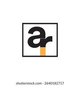 ar letter logo design, ar initials monogram, AR, RA, A, R abstract letters logo