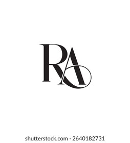 ar letter logo design, ar initials monogram, AR, RA, A, R abstract letters logo