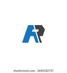 ar letter logo design, ar initials monogram, AR, RA, A, R abstract letters logo