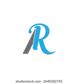 ar letter logo design, ar initials monogram, AR, RA, A, R abstract letters logo