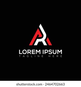 AR-Buchstaben-Logo-Design auf luxuriösem Hintergrund. RA Monogramm Initialen Buchstaben Logo Konzept. AR-Symboldesign. GS Elegantes und Professionelles Buchstabenlogo und Icon-Design auf Premium-Hintergrund. AR-Logo Luxury  