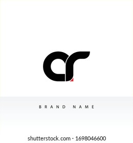 AR letter Logo Design Template Vector