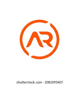 Ar Letter Logo Design Vector Image Stock Vector (Royalty Free ...