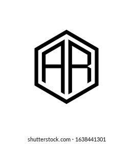 AR letter logo konsep icon house