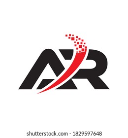 AR letter logo vector design