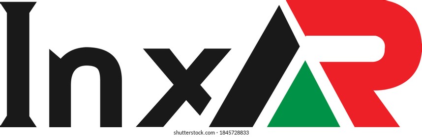 AR letter with some text logo