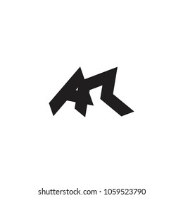 ar letter vector logo