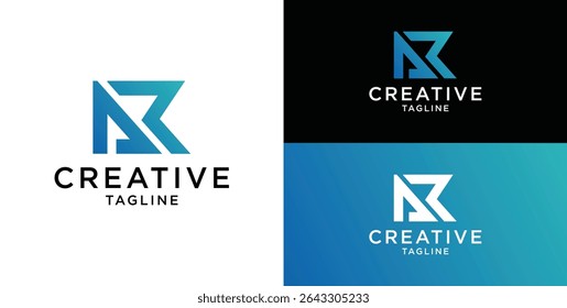 AR Letters Professional logo for all types of business