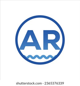 AR Logo, Logo AR Ai Design Modern Logo
