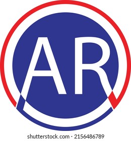 AR LOGO CREATIVE NEW DESIGN VECTOR TEMPLATES