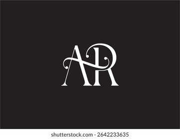 AR Logo Design Creative and Modern Logo Design