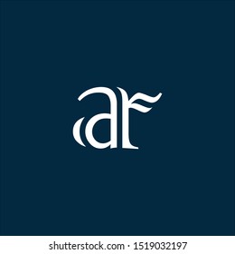 AR logo design and icons