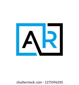 ar logo design , initial , generic , vector , icon