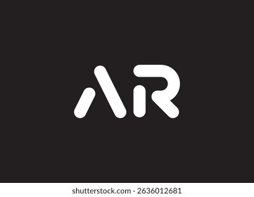 AR logo desing and monogram logo
