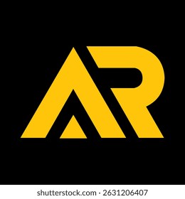 AR logo, AR latter logo, AR Monogram logo, AR alphabet
