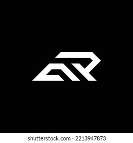 AR logo. AR Letter logo. Illustrated logo,minimal design.