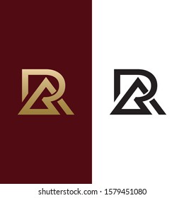 AR LOGO Letter  Luxury Premium company simple design