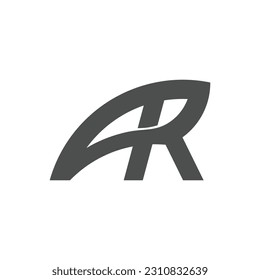 The AR logo monogram is perfect for companies that need an initial logo, or for individuals