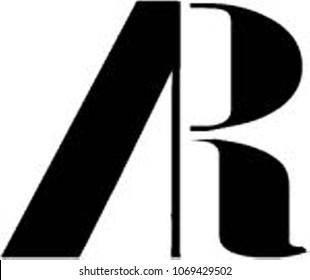 Ar Logo Vector Stock Vector (Royalty Free) 1069429502 | Shutterstock