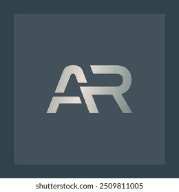 AR logo vector illustration, for business or company logo