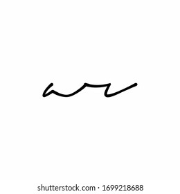 ar lowercase handwriting symbol letter