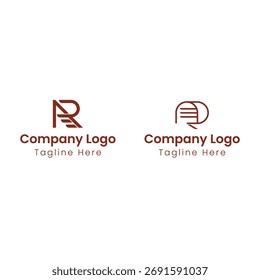 AR Modern Monogram Logo Design Collection