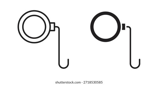 Ar monocle icon concept for infographic, website or app.