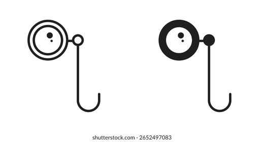 Ar monocle icon Design Illustrations. editable web icons